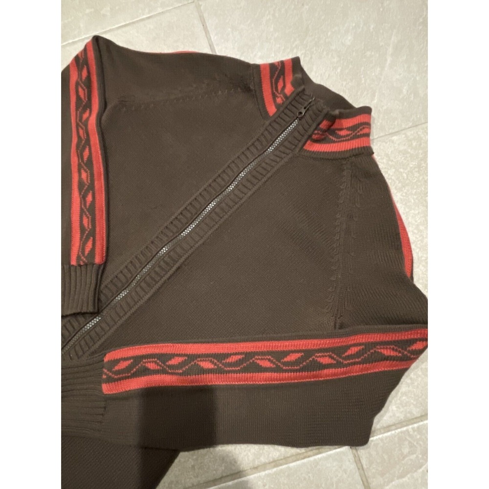 REI Sweater Women's Large Brown‎ Full Zip Knit Cardigan Long Sleeve Outdoors - Picture 2 of 5